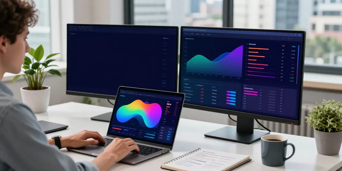 Professional analyzing instant indexing metrics in a modern digital workspace.