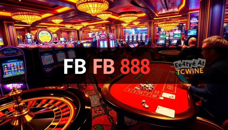 Experience the thrill of FB 88 through a vibrant casino atmosphere featuring engaging players and classic gaming tables.