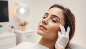 Enjoying a rejuvenating tratament facial sibiu, demonstrating relaxation and skincare effectiveness.