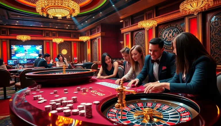 Experience the excitement of gambling at trang chủ GG88 with vibrant casino games and engaging players.