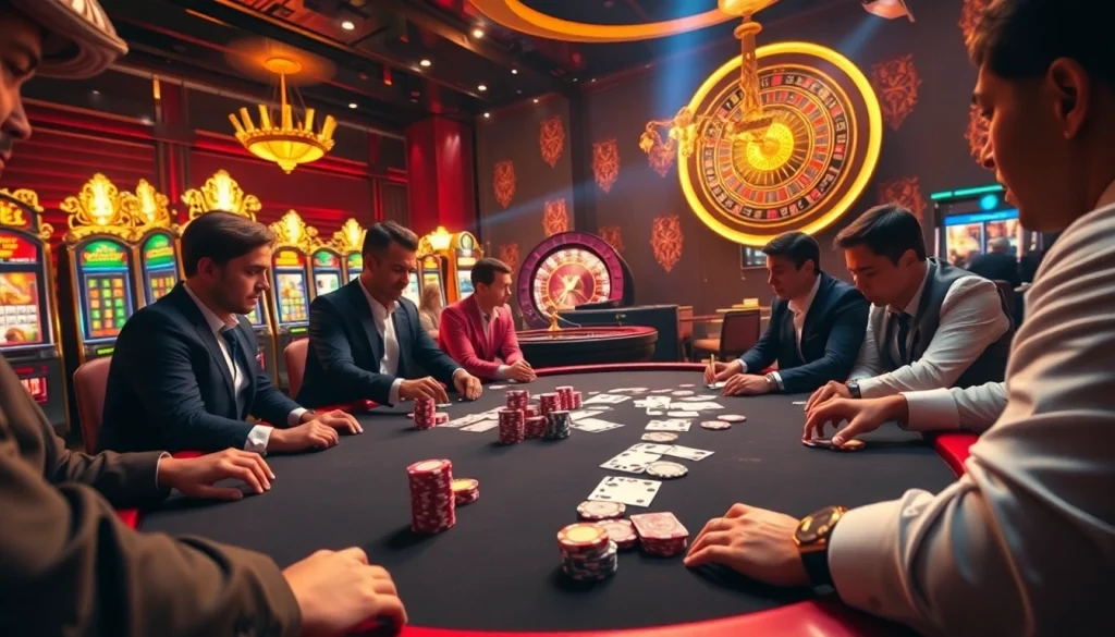 Experience the thrill of gambling at kwin com with intense poker action and vibrant casino atmosphere.