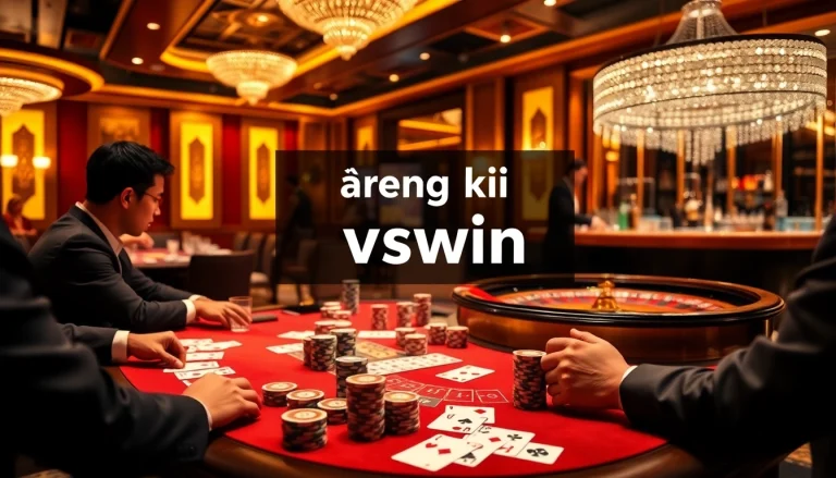 Join the excitement at the casino with đăng ký vswin and poker chips galore.