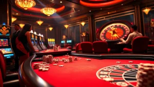 Exciting gaming at https://jun88pl.com/ with rich colors and action at the casino table.