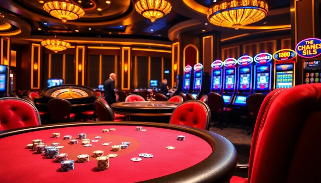 Experience the excitement of nhà cái KK55 with a vibrant gaming table filled with action.