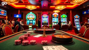 Experience thrilling gambling excitement with go99's luxurious poker and slot games.