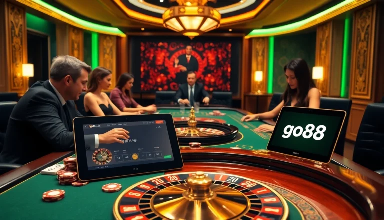 Experience the excitement of gambling at the table featuring https://go88vn.blog with vibrant chips and cards.