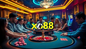 Experience high-stakes excitement at XO88 with vibrant gaming tables and thrilling action.