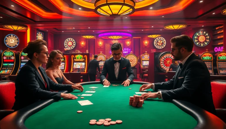Experience the thrill of high-stakes poker at 88vv casino with vibrant games and players.
