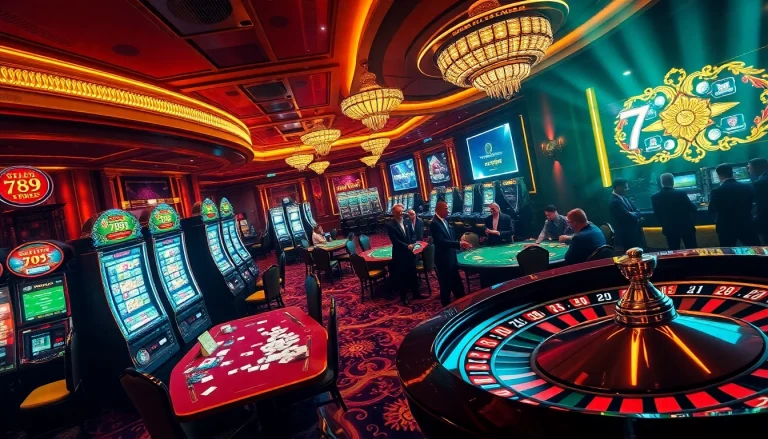 Experience the luxury of gambling at 789win with vibrant slot machines and poker action.