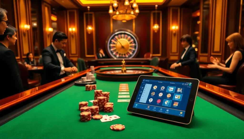 Engaging players enjoying luxurious casino games with the excitement of Luck8882.
