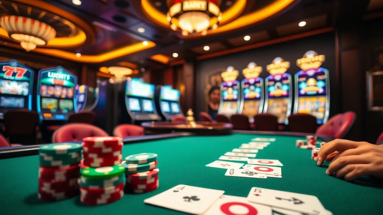 Trải nghiệm cảm giác chiến thắng tại LUCK8 với những viên chip poker sống động và bánh xe roulette quay.