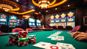 Trải nghiệm cảm giác chiến thắng tại LUCK8 với những viên chip poker sống động và bánh xe roulette quay.