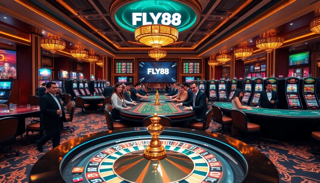 Playing at FLY88 trang chủ for an exciting casino experience filled with thrilling games.