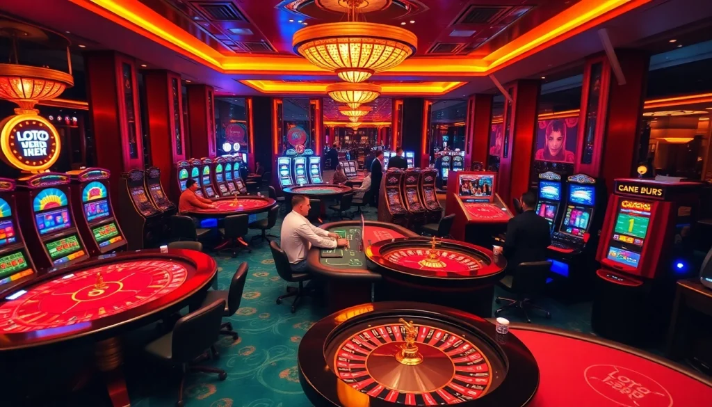 Experience high-stakes gambling at loto188.gb.net with lively casino tables and thrilling games.