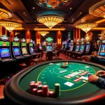 Xocdia88 gaming table with vibrant chips and modern gambling experience.