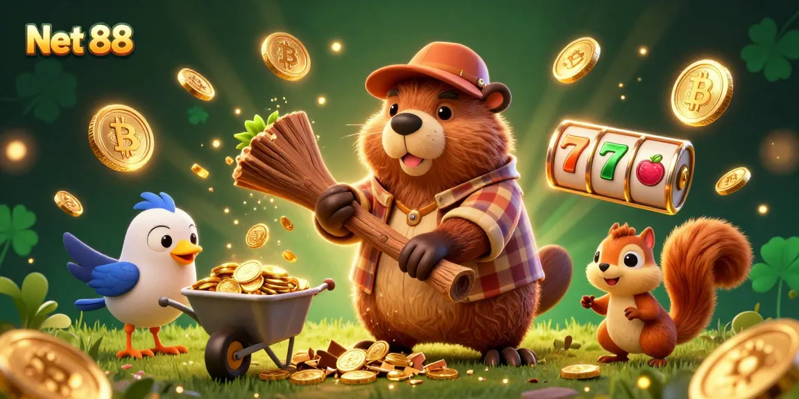 Engage with Net 88 as you uncover golden coins in a vibrant casino adventure.