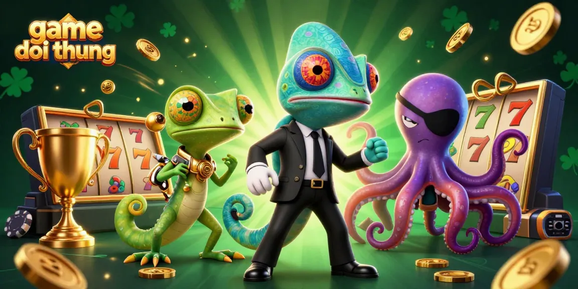 Experience winning strategies in game doi thuong with vibrant casino characters and dynamic elements.