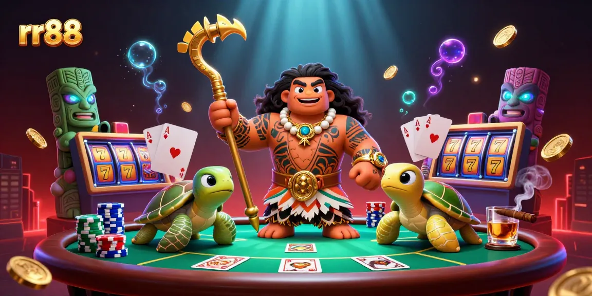 Bet big and win at rr88 with vibrant poker games and lively characters in a magical casino world.