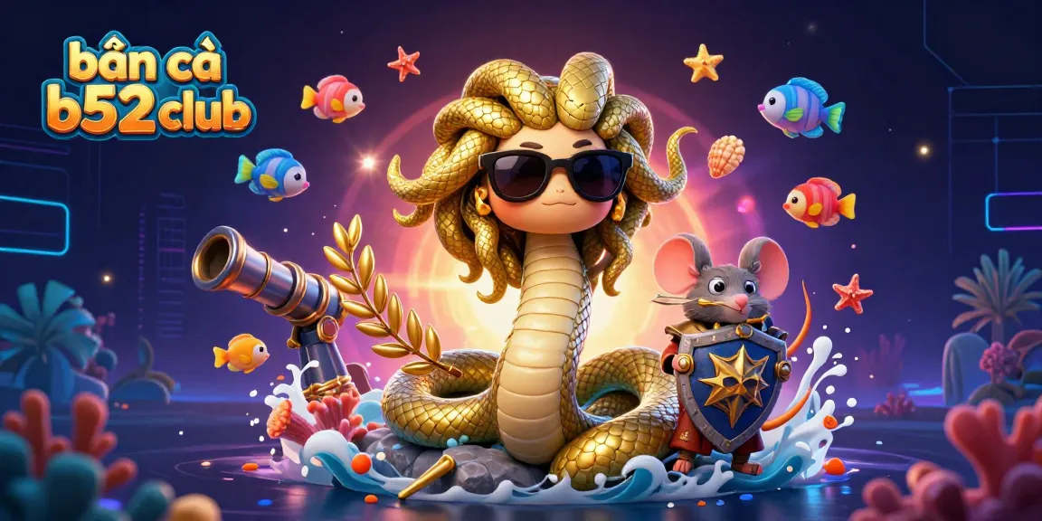 bắn cá b52 club engages players in a thrilling underwater game with dynamic sea creatures and shooting elements.