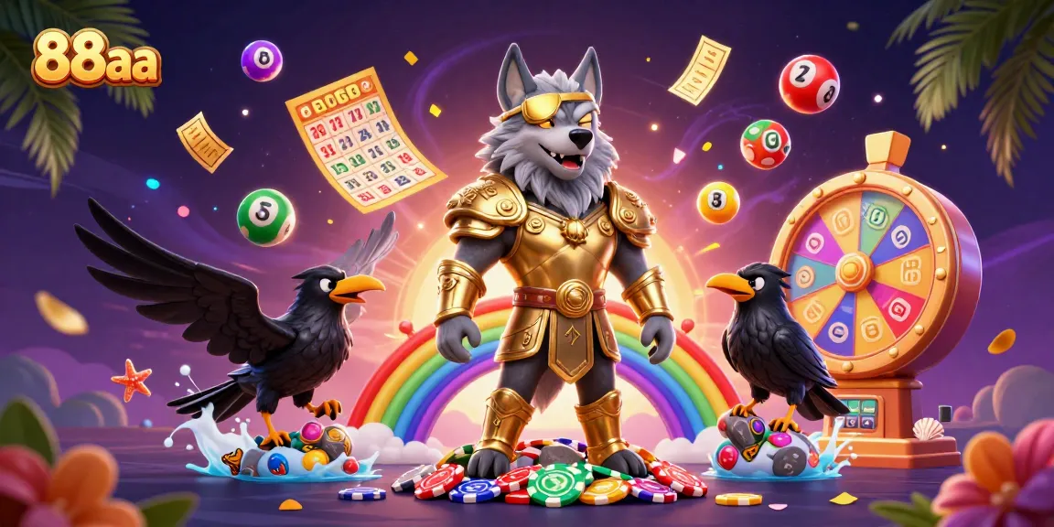 Engage with exciting casino fun at 88aa featuring Norse mythology characters and vibrant game elements.
